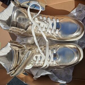 Jump J75 Pewter High-Top Sneakers